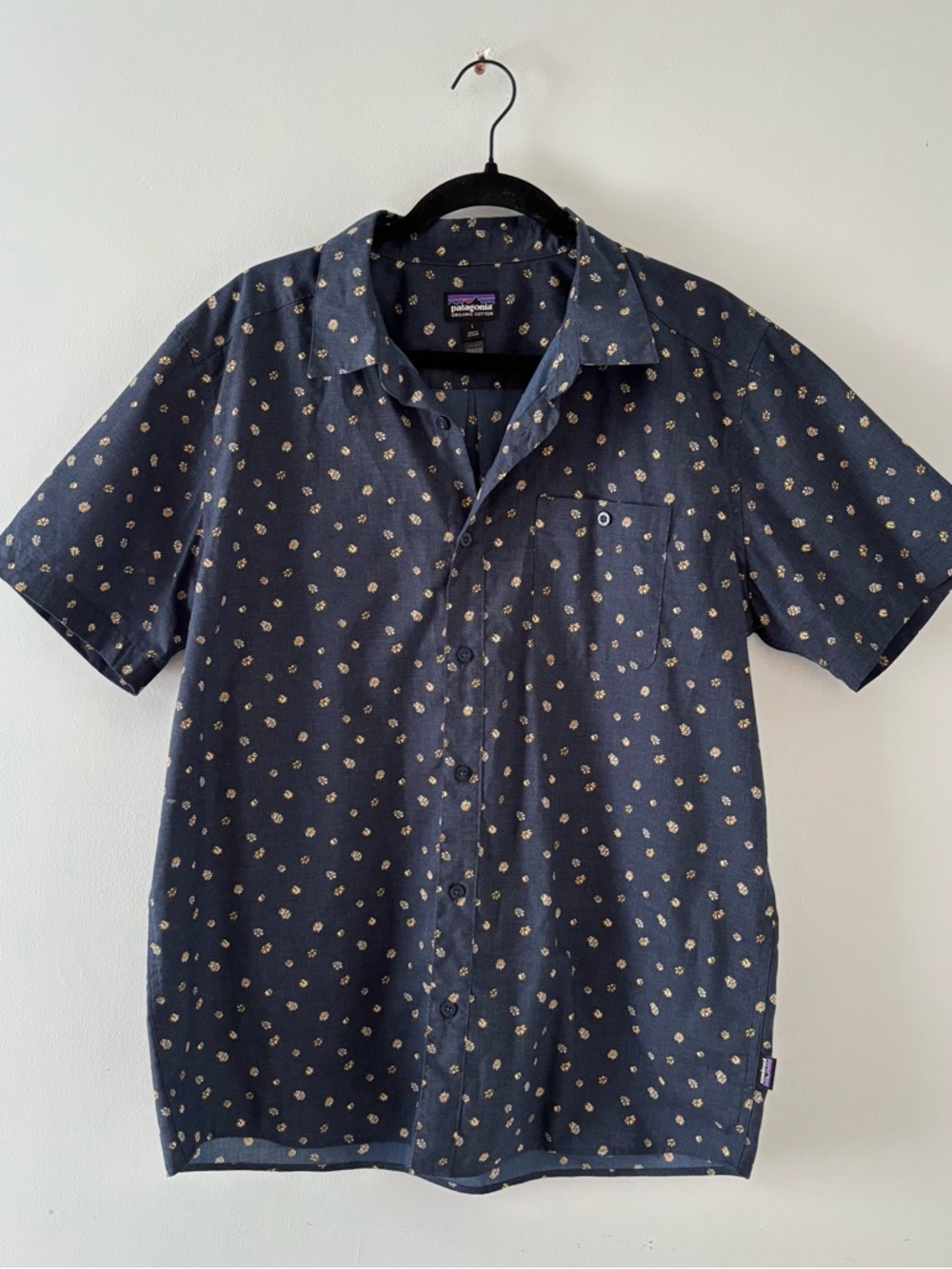 Patagonia Men's Go To Shirt Short-Sleeve Printed Top Lightweight Buttondown